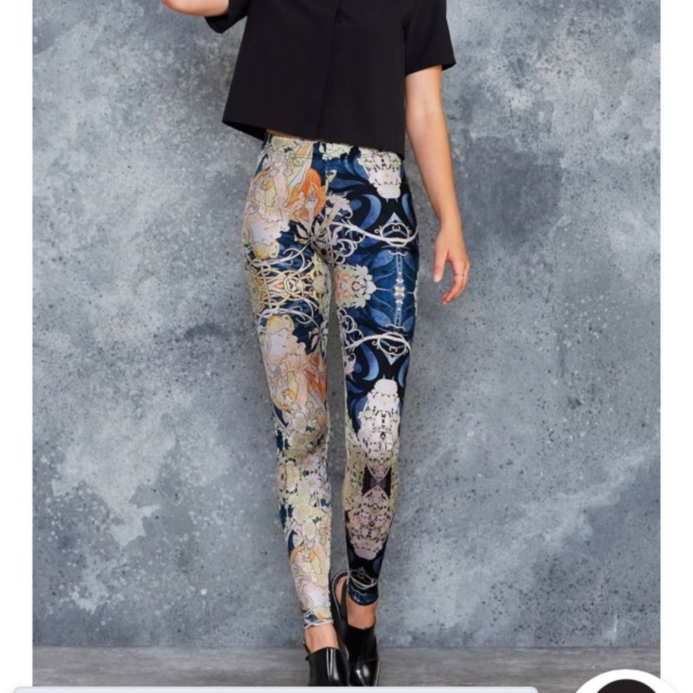 Mucha Black Leggings by Blackmilk